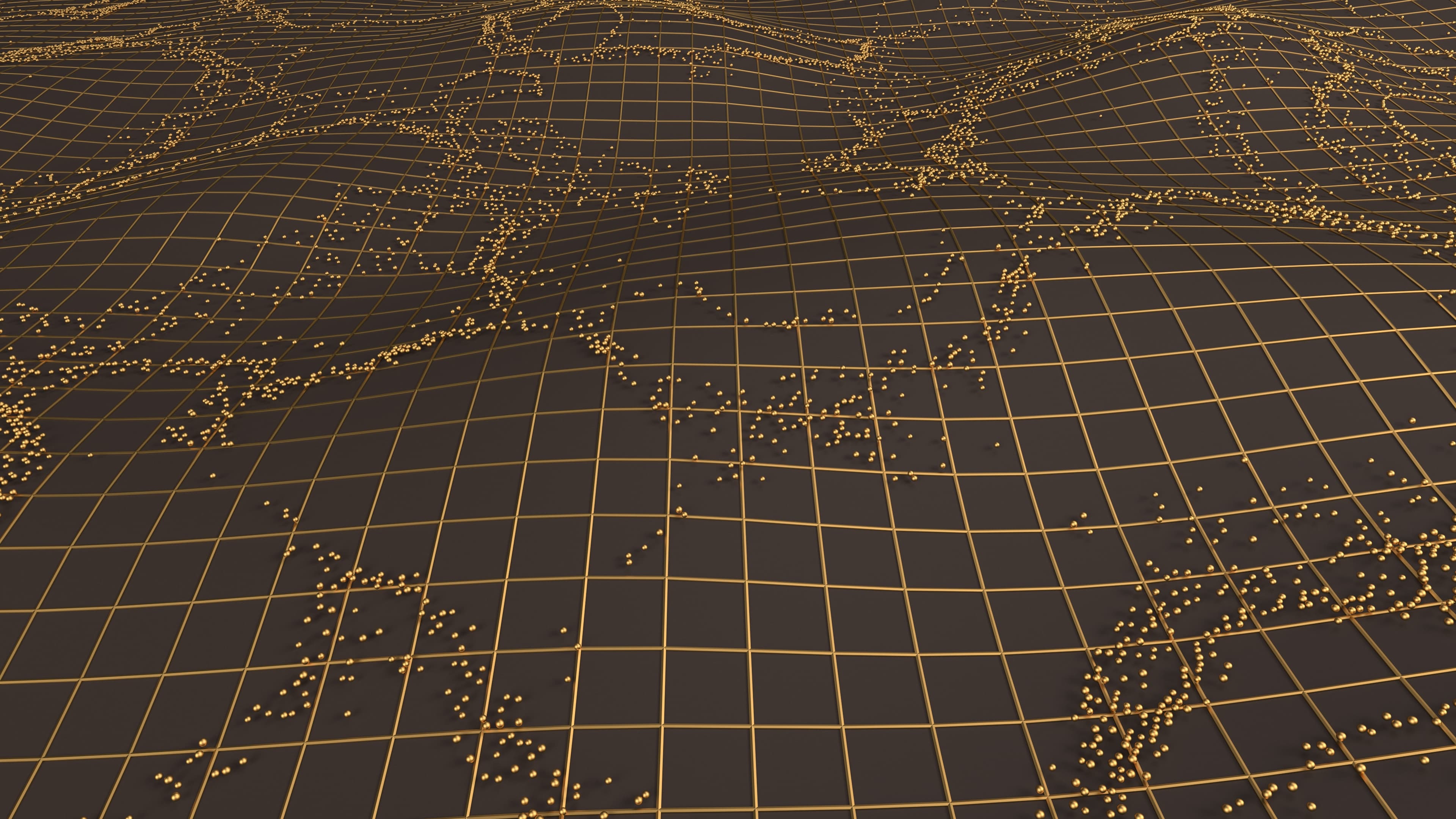 Terrain wireframe visualization