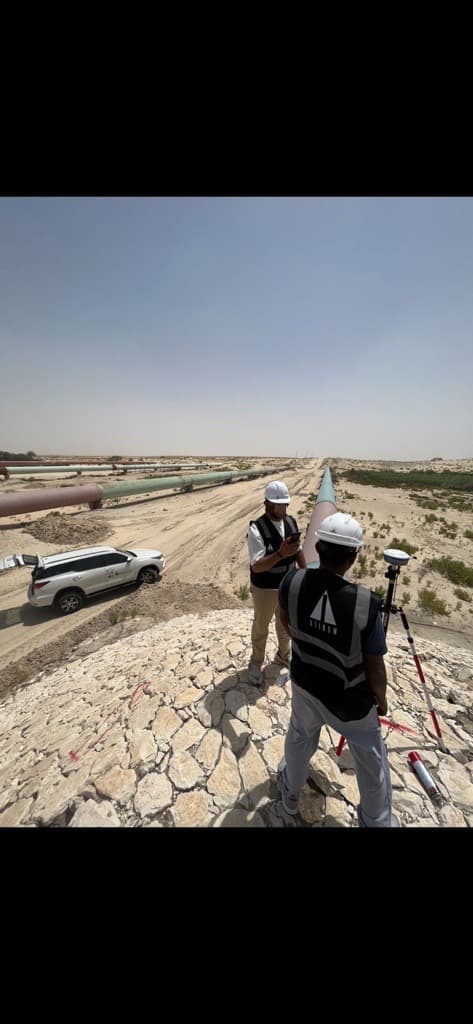 Al Hubail Lake Topography Survey
