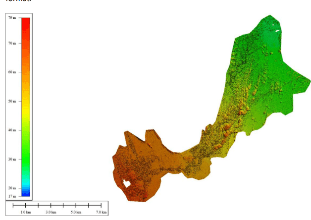 Al Hubail Lake Topography Survey